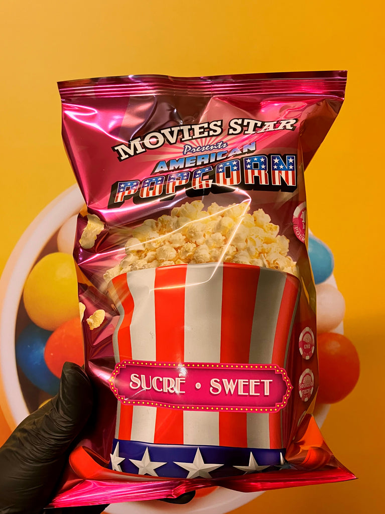 Movies Star Popcorn Zucker 150g Candy Pop