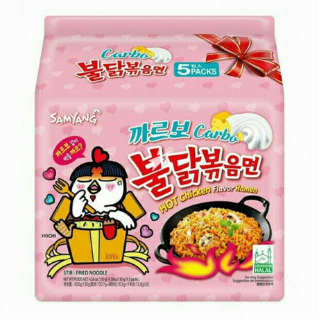 5x Samyang Hot Chicken Ramen Carbonara (2.90 Pro Packung) Snacks4you.ch