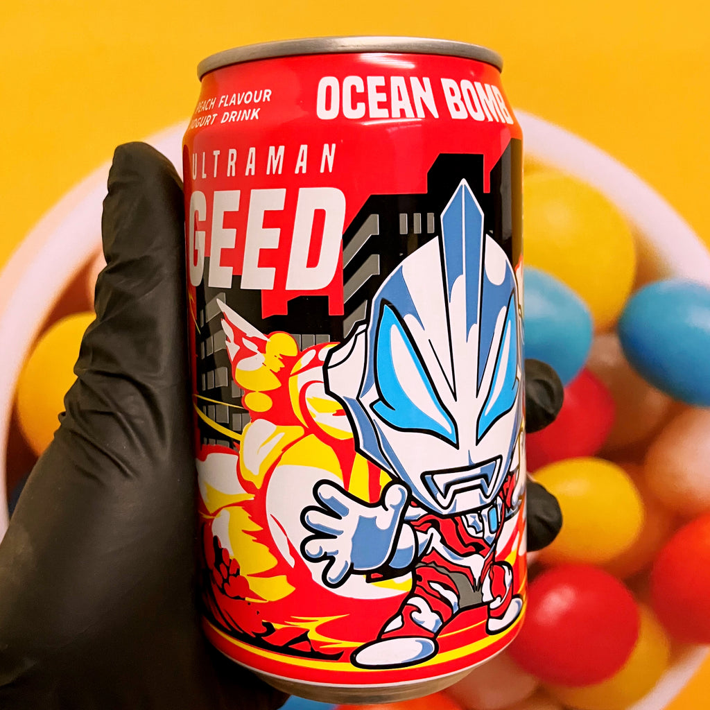 Ocean Bomb Ultraman Sparkling Peach CALPIS 330ml Ocean Bomb