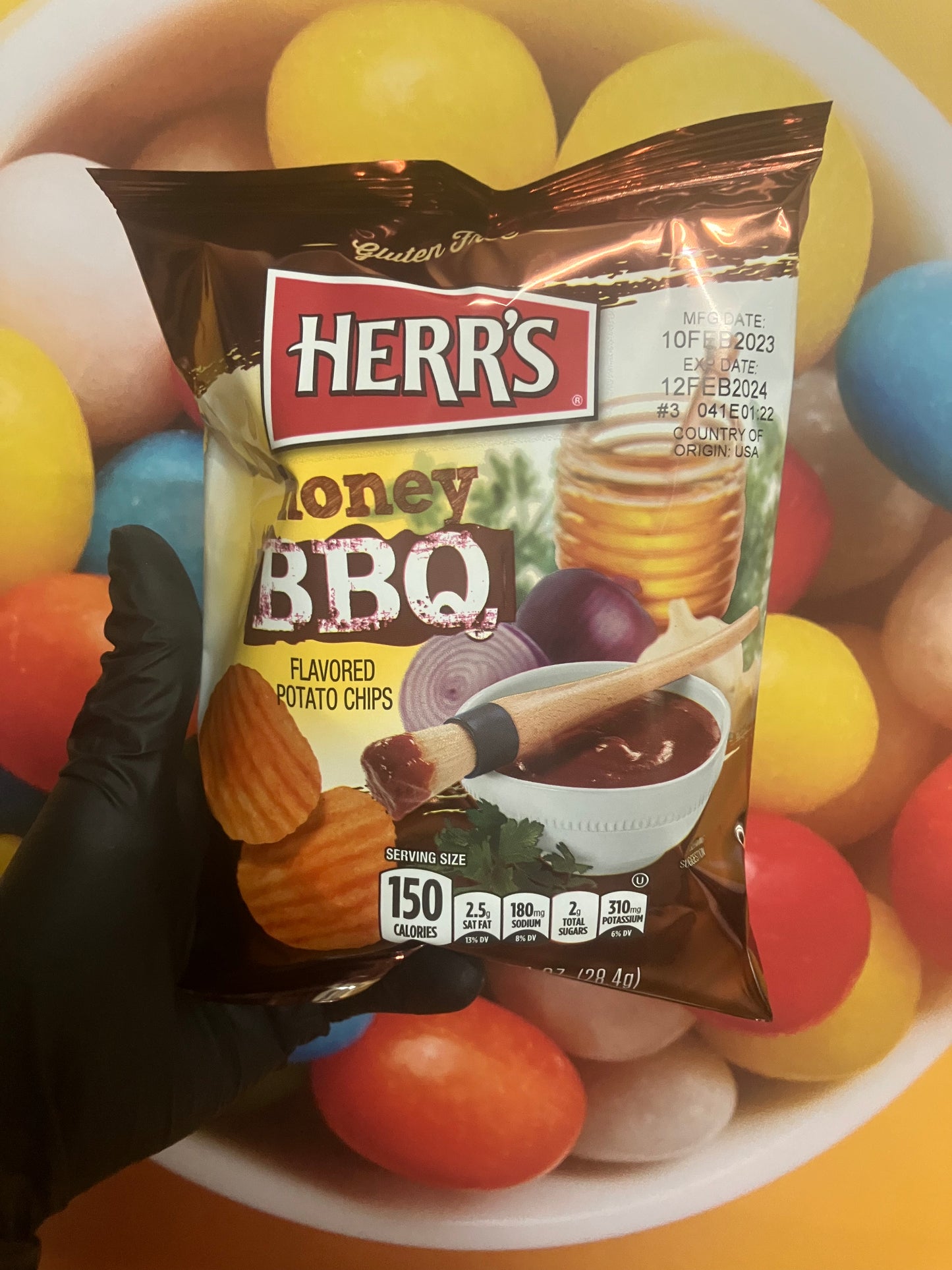 Herr's Honey BBQ Chips 28g Herr´s