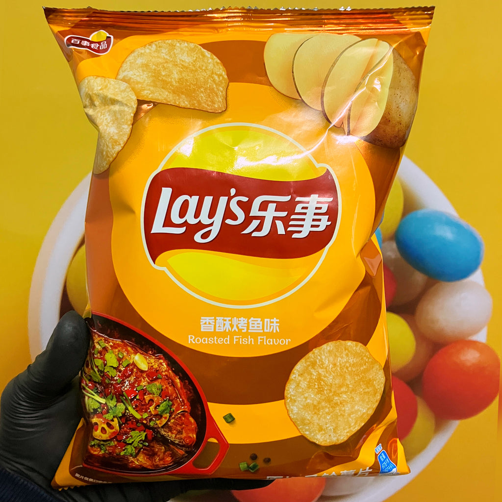 Lay ́s Chips Crispy Grilled Fish Flavour (China) 70g Lays