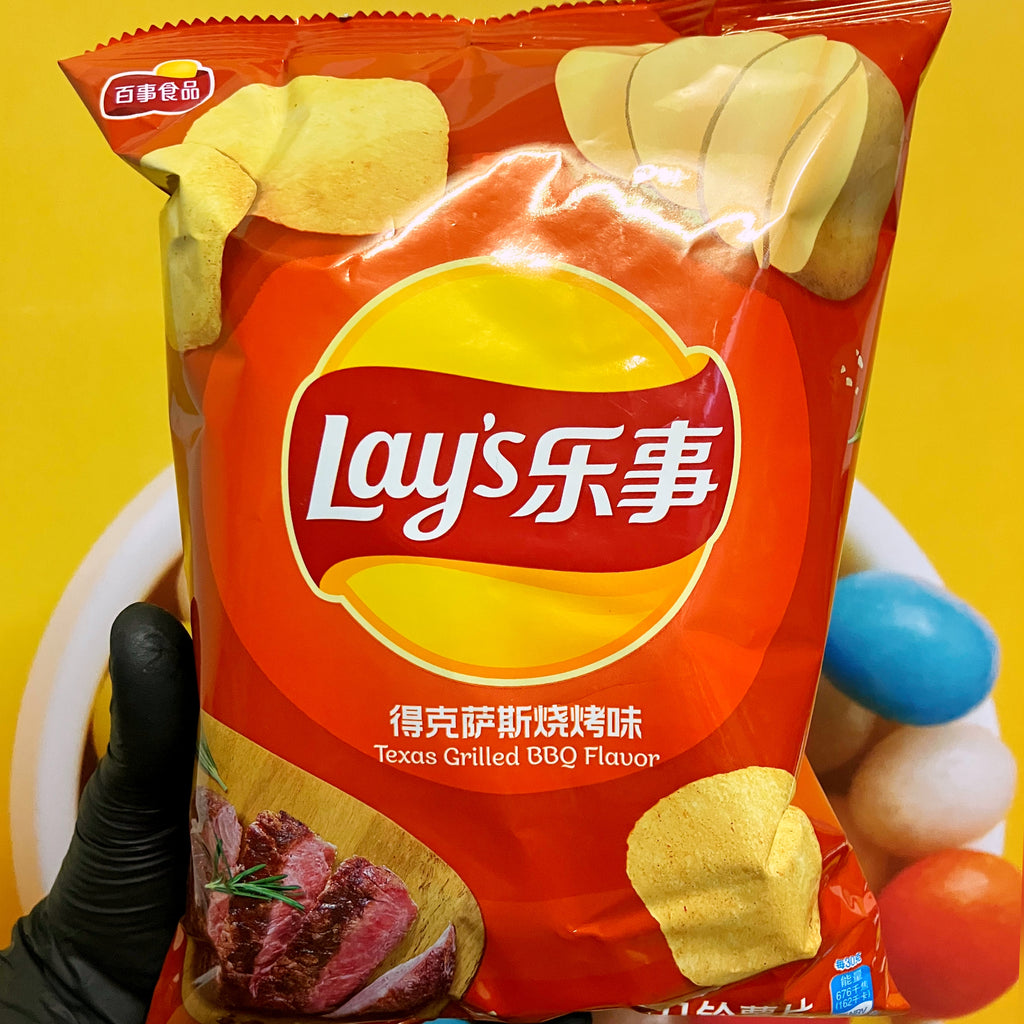 Lay ́s Chips Texas Grilled BBQ Flavour (China) 70g Lays