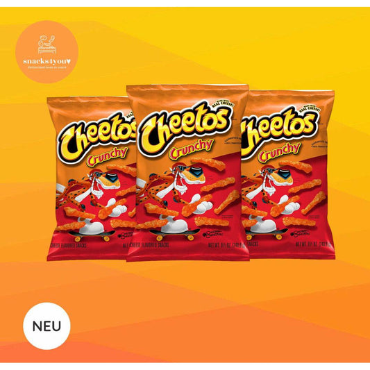 3x Cheetos Crunchy 226g (6.90 CHF pro Packung) Cheetos